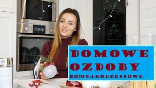 DOMOWE OZDOBY BOŻONARODZENIOWE [upl. by Neelhtak]