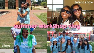 come with me to staff summer workshop  leadership camp mini vlog [upl. by Anerbes]