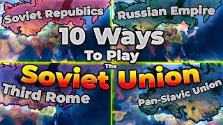 Every Way To Play The Soviet Union In Hearts of Iron 4 [upl. by Senalda]