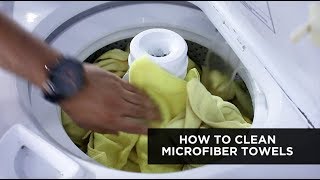 HOW TO WASH MICROFIBER TOWELS  PROPER WAY [upl. by Gerk]