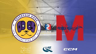 Reservoir Dogs v Mates  Div 2  7th October  IceHQ Rec League ice hockey [upl. by Neesay795]