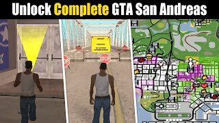 How to Unlock All GTA San Andreas  How to Unlock Complete GTA San Andreas Game [upl. by Drusi]