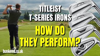 HOW DO THE NEW TITLEIST TSERIES IRONS PERFORM  On course testing [upl. by Bolan]