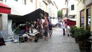 Street in Pollensa old town [upl. by Kwan]