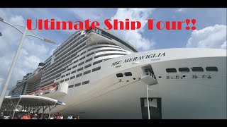 MSC Meraviglia Ultimate Ship Tour [upl. by Etom436]