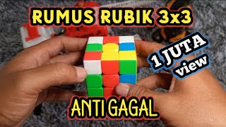 Tutorial rubik untuk pemula  cara main rubik anti gagal [upl. by Etnoel610]