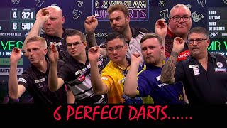 9 Darter Attempts 2024 Grand Slam of Darts [upl. by Eirollam204]