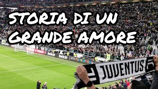 40000 JUVE fans quotStoria Di Un Grande Amorequot I Juventus anthem inno I Europa League semifinal 23 [upl. by Inami]