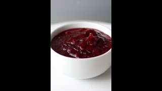 Homemade Cranberry Sauce Recipe [upl. by Lubbi10]