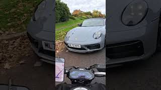 Motorbike Smashes Into Porsche 😱 [upl. by Huntley]