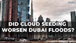 Cloud Seeding Worsen UAEs Worst Flooding dubai flood flooding seeding Dubai Anti Flood technology [upl. by Coffee]