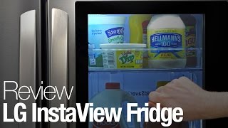 LG InstaView Refrigerator Review [upl. by Eeldarb404]