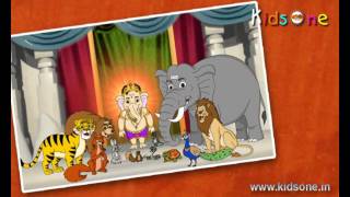 Lord Ganesh Animation  Happy Ganesh Chaturthi  KidsOne [upl. by Idac]