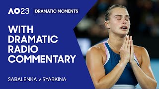 Breathtaking Final Game  Sabalenka v Rybakina  Australian Open 2023 [upl. by Inatirb]