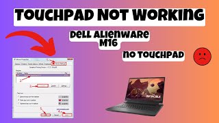 Dell Alienware M16 Touch Pad Not working [upl. by Mela8]