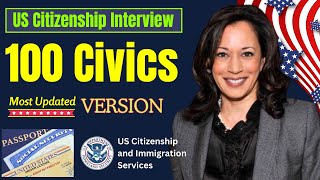 N400 Practice of USCIS Official 100 Civics Questions amp Answers for US Citizenship Interview 2024 [upl. by Abrahan846]