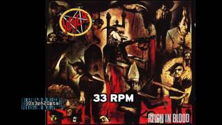 Slayer  Angel of death 33 RPM Full HD [upl. by Bronwyn]