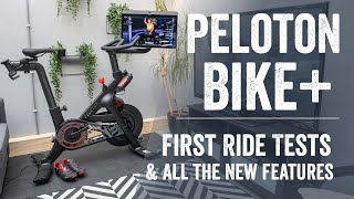 Peloton Bike Plus HandsOn First Rides amp Everything New Detailed [upl. by Doreg739]