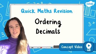 How Do You Order Decimals  KS2 Maths Concept for Kids [upl. by Ozan]