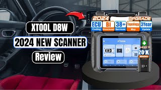 XTOOL D8W Wireless Bidirectional Scan Tool Review [upl. by Nylirad]