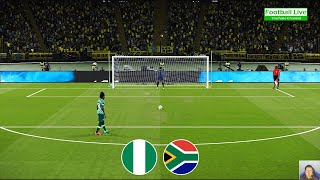 Nigeria vs South Africa  Penalty Shootout  African Cup of Nations 2023 Semi Final  eFootball PES [upl. by Ed273]