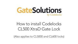 XtraD Lock Installation [upl. by Had]