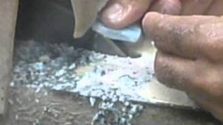 Cutting the Larimar Dominican Republic [upl. by Halet]