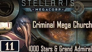 Shame of Drakonia  Stellaris MegaCorp PreRelease  Mega Church  11  Let’s Play Gameplay [upl. by Nahtanaoj]