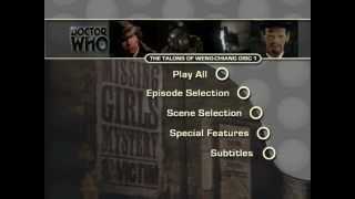 Doctor Who  The Talons Of WengChiang  Disc 1  DVD Menu [upl. by Nolava]