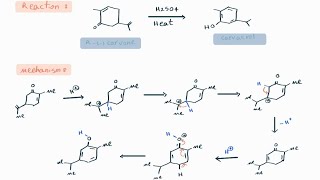 Conversion of acidcatalyzed isomerization of Carvone to Carvacrol carvone [upl. by Zellner444]