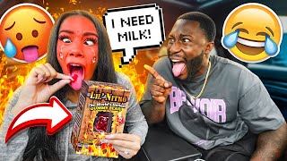 SECRETLY Making my Fiancee Eat The HOTTEST GUMMY BEAR IN THE WORLD REVENGE PRANK [upl. by Noelani]