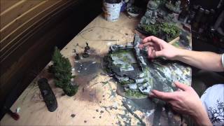 Tabletop Terrain Update diorama revisited historical european hedges amp sifi ruin [upl. by Alene181]