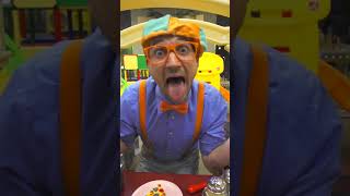 Blippis Hot Vs Cold Kinderland Pretend Play blippi shorts [upl. by Hahseram851]