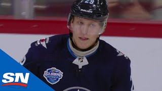 Patrik Laine Uses Unreal Wrist Shot To Beat Roberto Luongo Top Corner [upl. by Anrahc183]