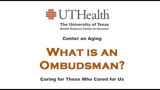 What is an Ombudsman and how can they help seniors [upl. by Ahsaelat133]