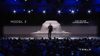 Tesla Unveils Model 3 [upl. by Moffitt]