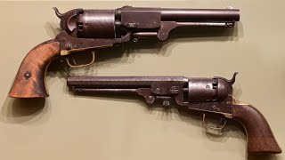 Colt Dragoon 3rd model and Colt model 1851 Navy revolver  4K Widescreen [upl. by Wakeen669]