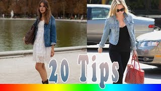 20 Style Tips On How To Wear A Denim Jacket [upl. by Nnayrb]