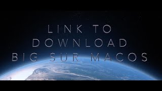 Link to download Big Sur Mac OS FREE [upl. by Ailil520]