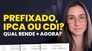 O que rende mais agora CDB 112 do CDI CDB IPCA69 ou CDB 135 ao ano [upl. by Notsnarc]