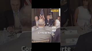 Trump sobre ameaças da Coreia do Norte shorts [upl. by Trudnak]