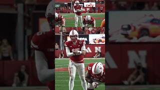 How Raiola Bounces BACK🏈 nebraska GBR huskers [upl. by Ruffi409]