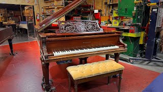 INTRODUCTION TO ANTIQUE KNABE GRAND PIANO [upl. by Craig]