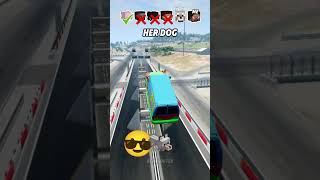 Help Me Get My Crush Attention In A Car Jump Challenge 😟🏎️ shorts beamngdrive [upl. by Kenon]