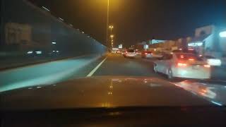 Night Road 🛣️ Driving view qatar longvideo viral [upl. by Tersina729]