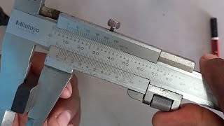 Vernier Caliper Reading Hindi with Example Live Proof [upl. by Funda]