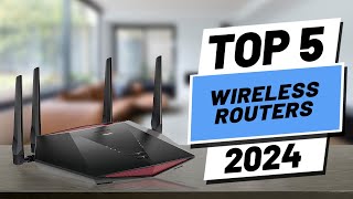 Top 5 BEST Wireless Routers in 2024  Wifi Routers [upl. by Ahsanat141]