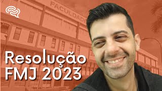 FMJ 2023  Resolução de Matemática [upl. by Cinimod]