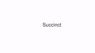 How to pronounce Succinct [upl. by Mathian]