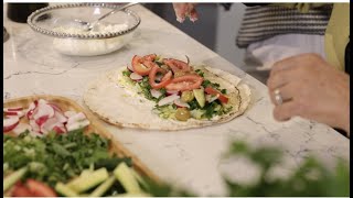 This Healthy Wrap Is A Hidden GEM  How To Make a Labneh Sandwich  Roubas Food Journey [upl. by Niwdla25]